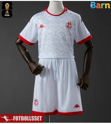 Tunisien Bortatröja Barn VM 2026 Kortärmad (+ Korta byxor)